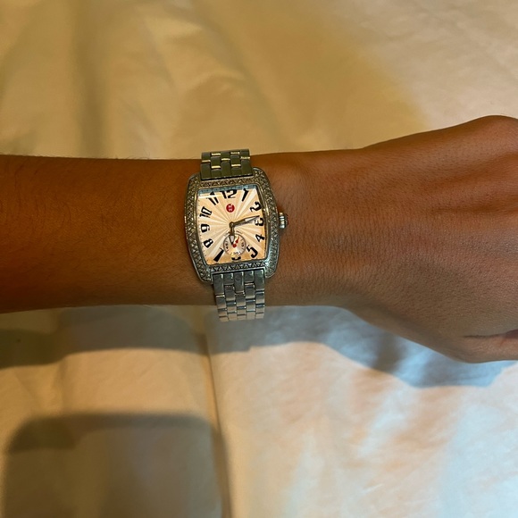 Michele Urban Mini Diamond Ladies Watch - Picture 3 of 5